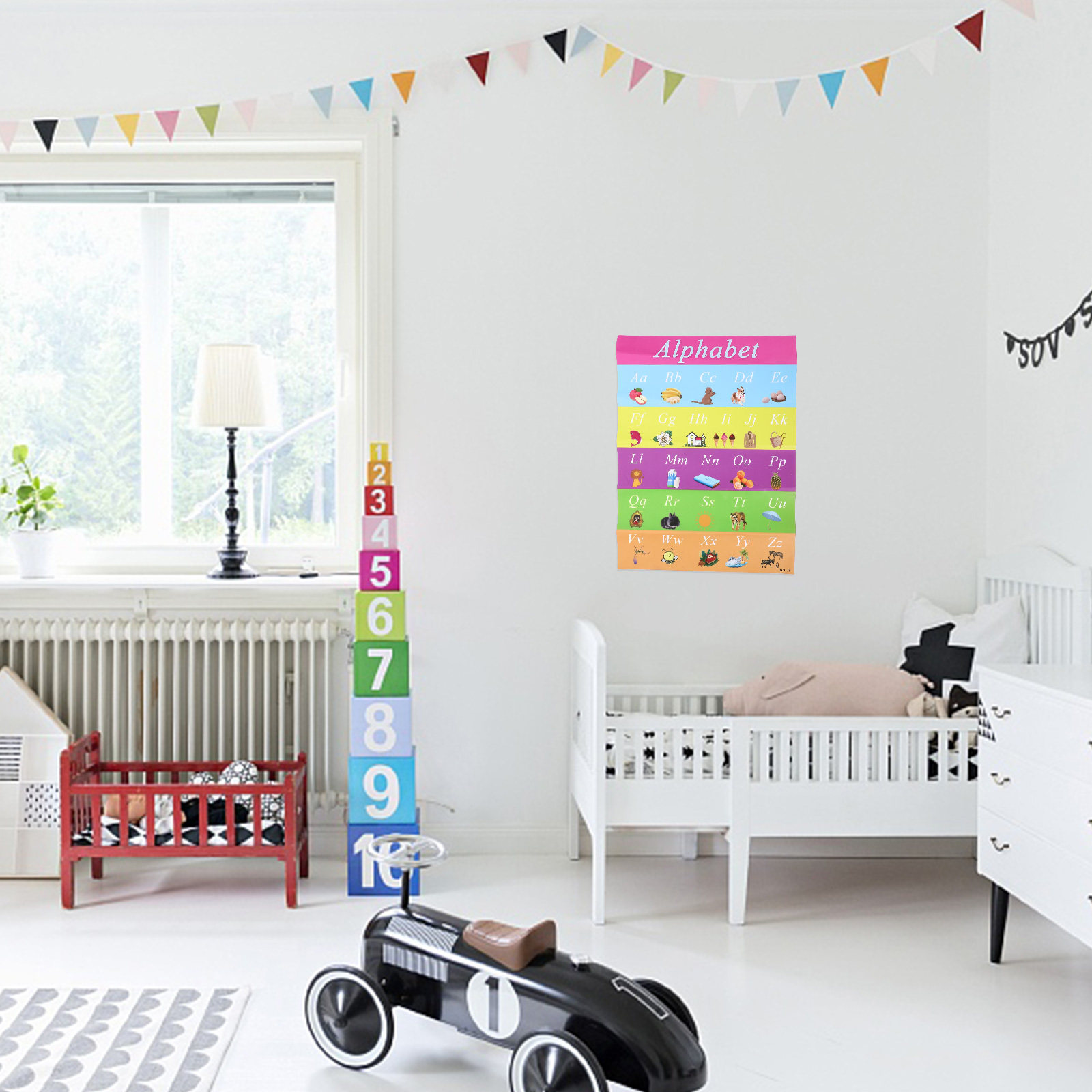 Kids Education Nursery - Affiche d'éducation précoce 30x40cm, tableau de