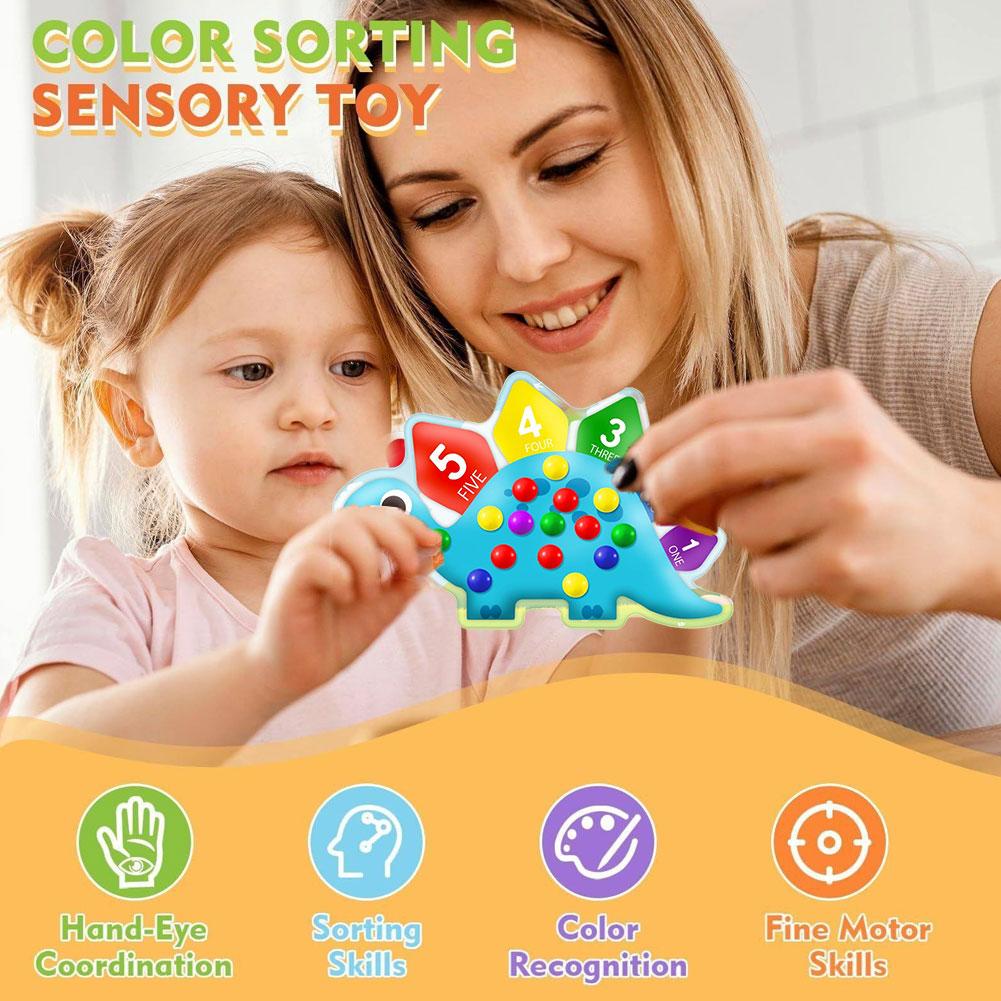 Kids Education Design - Jouet de tri de dinosaure, jeu