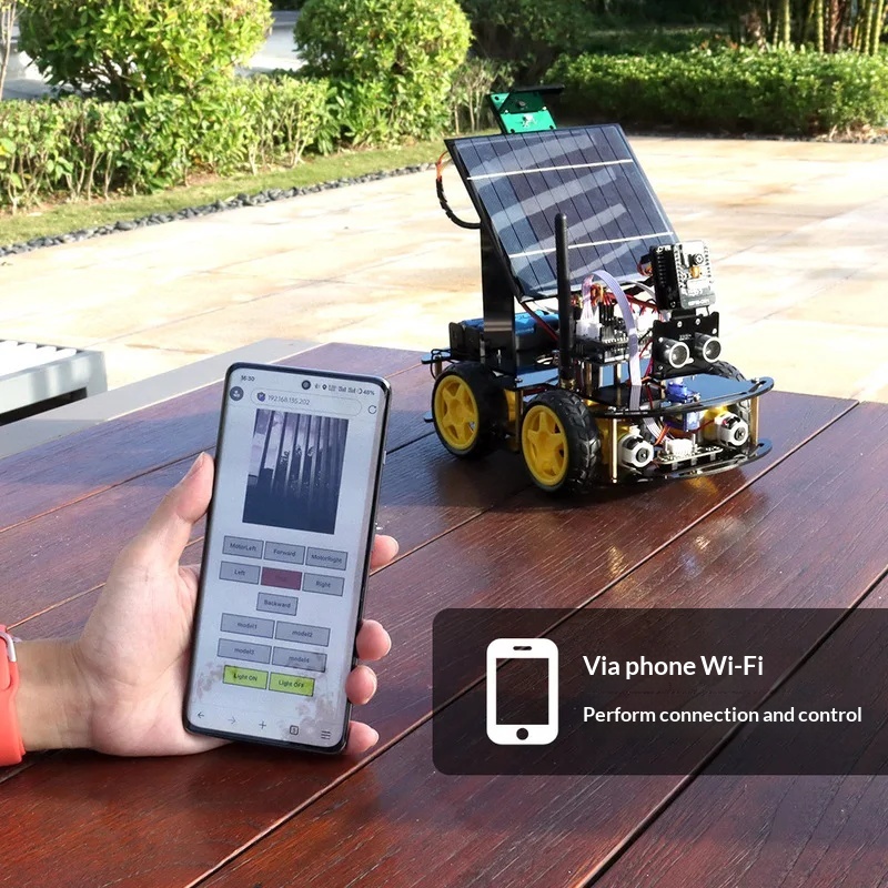 Coding Robot Toy - Voiture robot programmable ESP32 CAM à