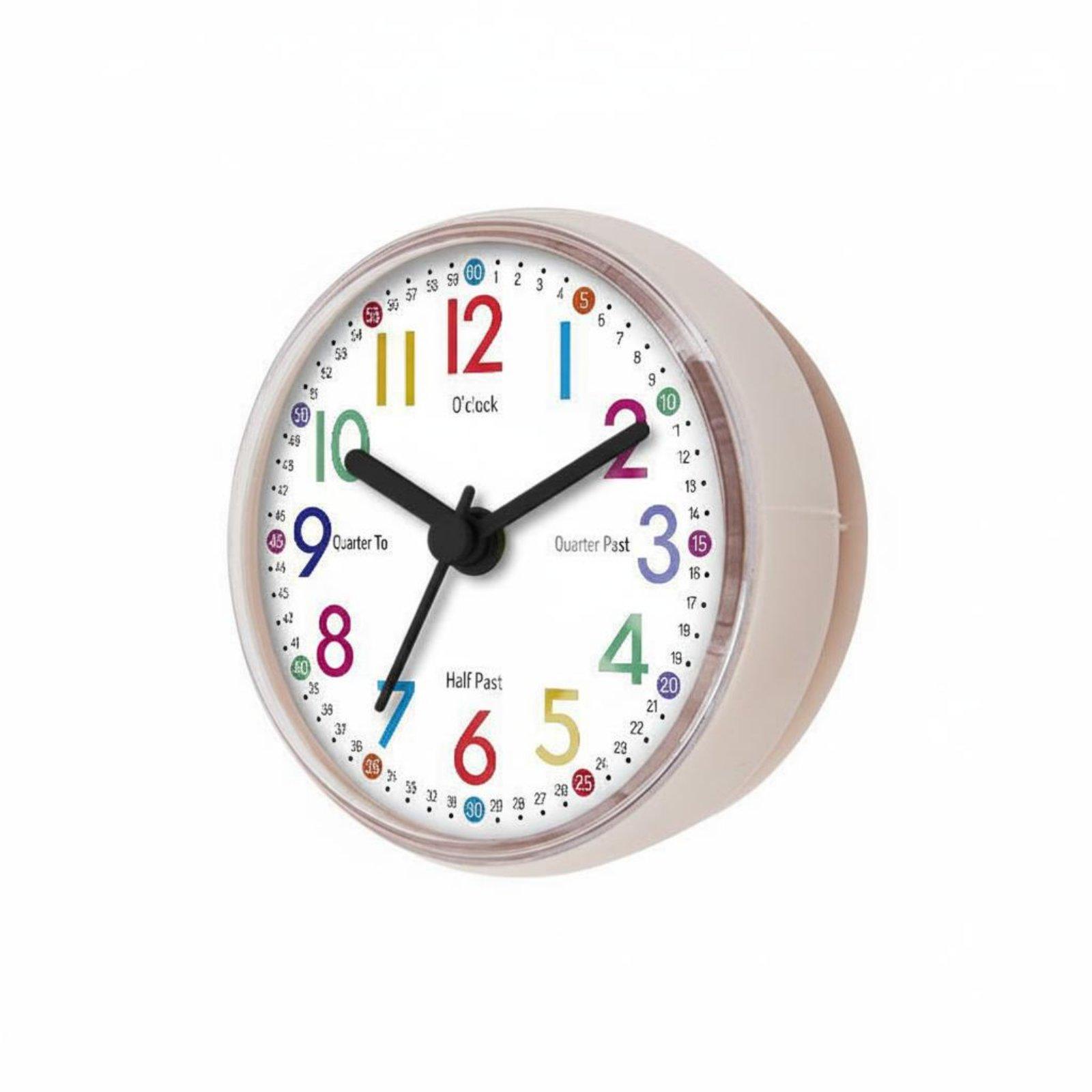 Kids Education Design - Horloge murale à ventouse pour salle