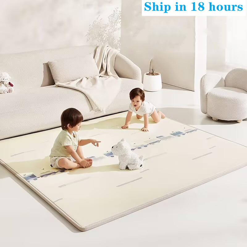 Kids Education Nursery - Tapis de jeu épais en forme