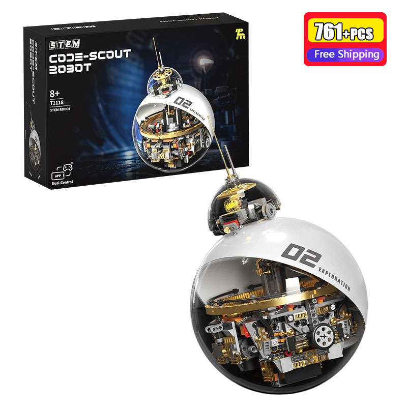 Coding Robot Toy - 761 pièces T1118 Blocs de construction
