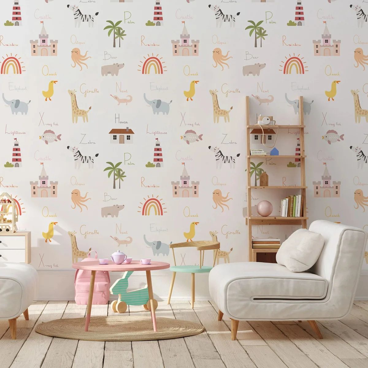 Papier peint éducatif pour enf - Kids Education Nursery avis et prix