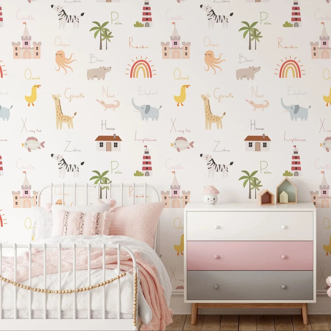 Papier peint éducatif pour enf - Kids Education Nursery avis et prix