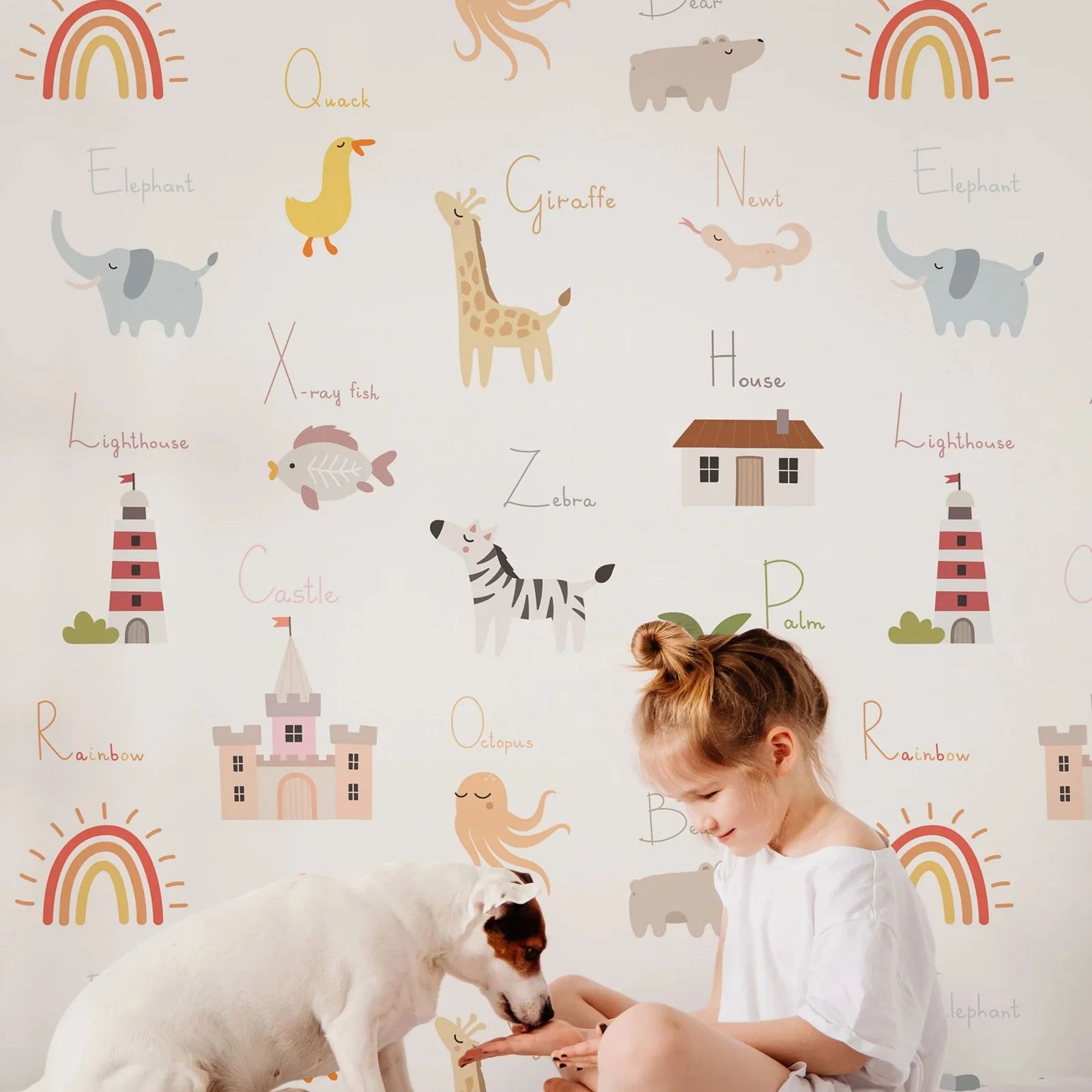 Papier peint éducatif pour enf - Kids Education Nursery avis et prix