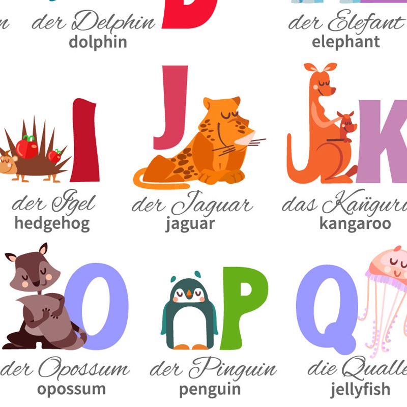 Alphabet allemand avec animaux - Kids Education Nursery avis et prix