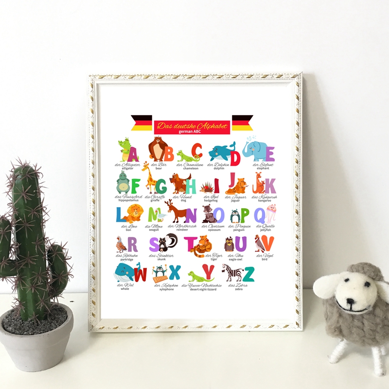 Alphabet allemand avec animaux - Kids Education Nursery avis et prix
