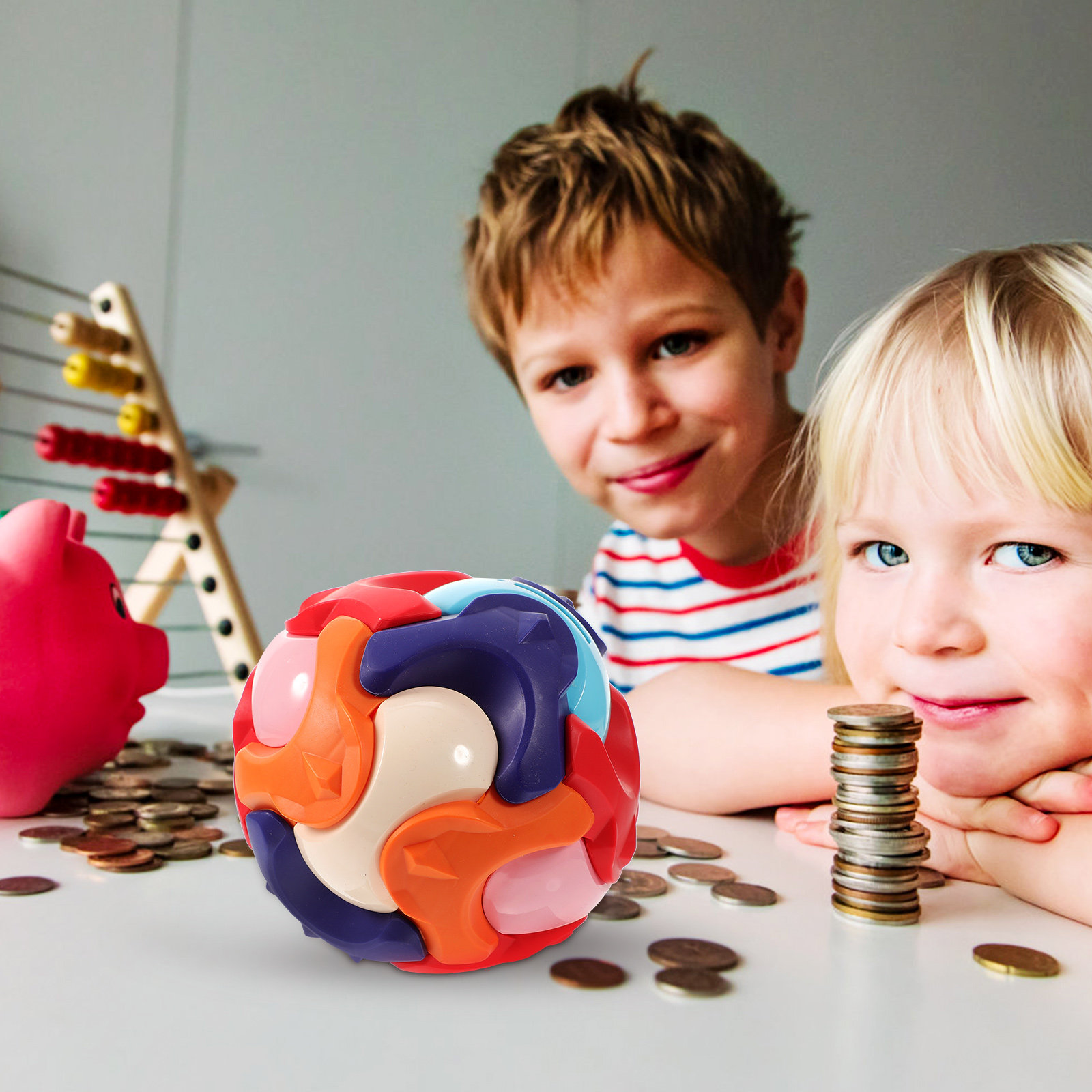 Pot à monnaie en forme de bloc - Kids Education Design avis et prix