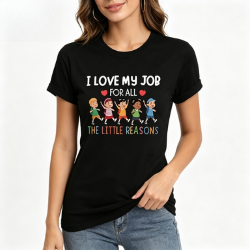 T-shirt à manches courtes pour - Kids Education Jobs avis et prix